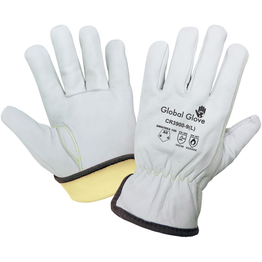 Cut, Abrasion, and Puncture Resistant Grain Goatskin Gloves