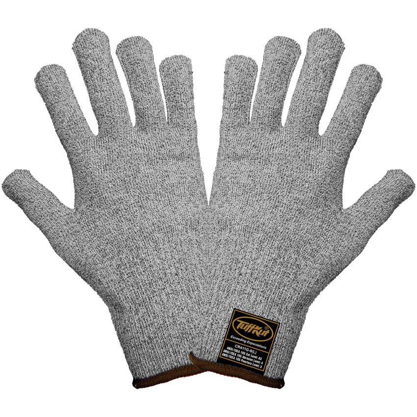 Samurai Glove® Seamless Salt-and-Pepper TuffKut® FDA Compliant Cut Resistant Uncoated Gloves