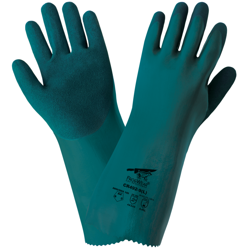 FrogWear® Cut Resistance Performance Chemical and Cut Resistant Gloves