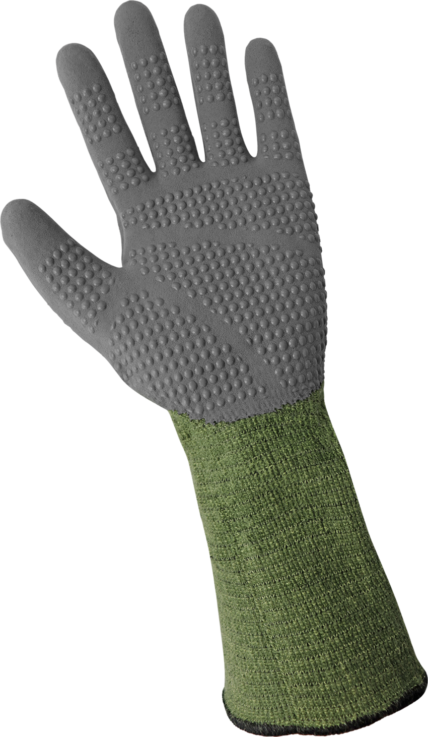 Samurai Glove&reg; Cut and Flame-Resistant Gloves with Silicone-Coated Aralene Shell and Dotted Palm