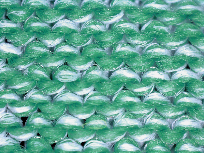 Green-and-White HPPE Nitrile-Coated Gloves with Cut, Abrasion, and Puncture Resistance