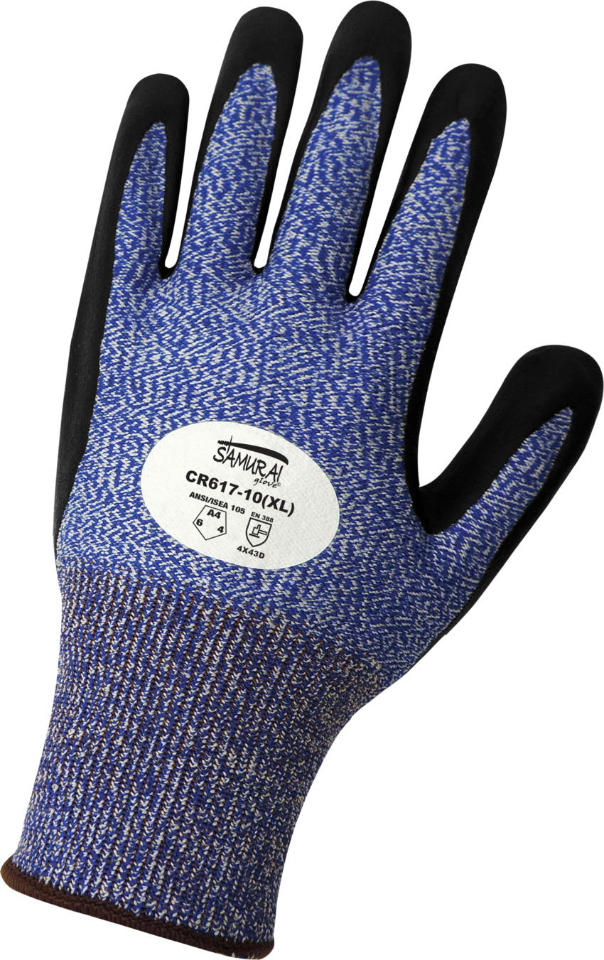 Samurai Glove® Cut Resistant Nitrile Palm Coated Gloves