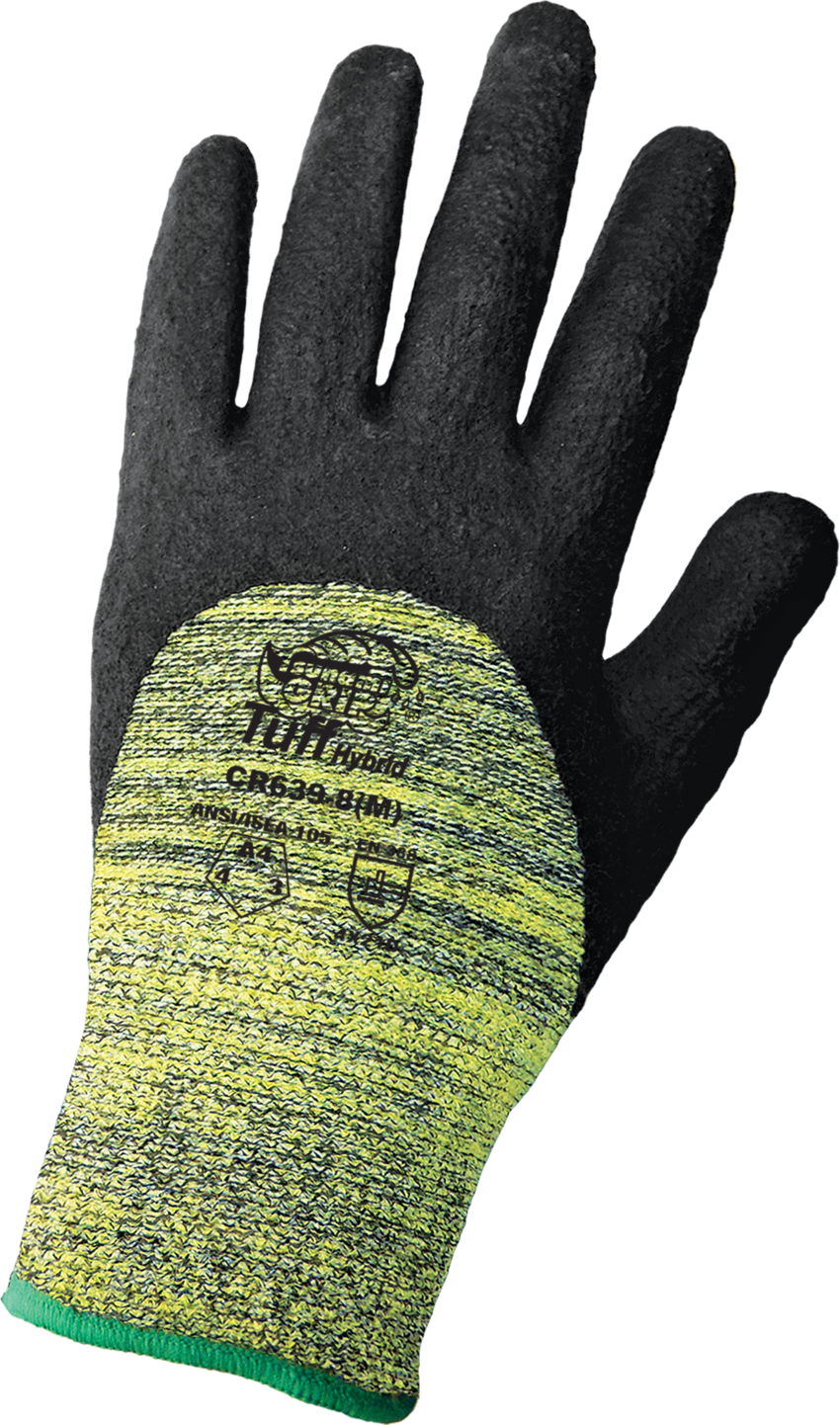 Tsunami Grip® Tuff Hybrid Engineered Foam Nitrile Coated Cut, Abrasion, and Puncture Resistant Gloves