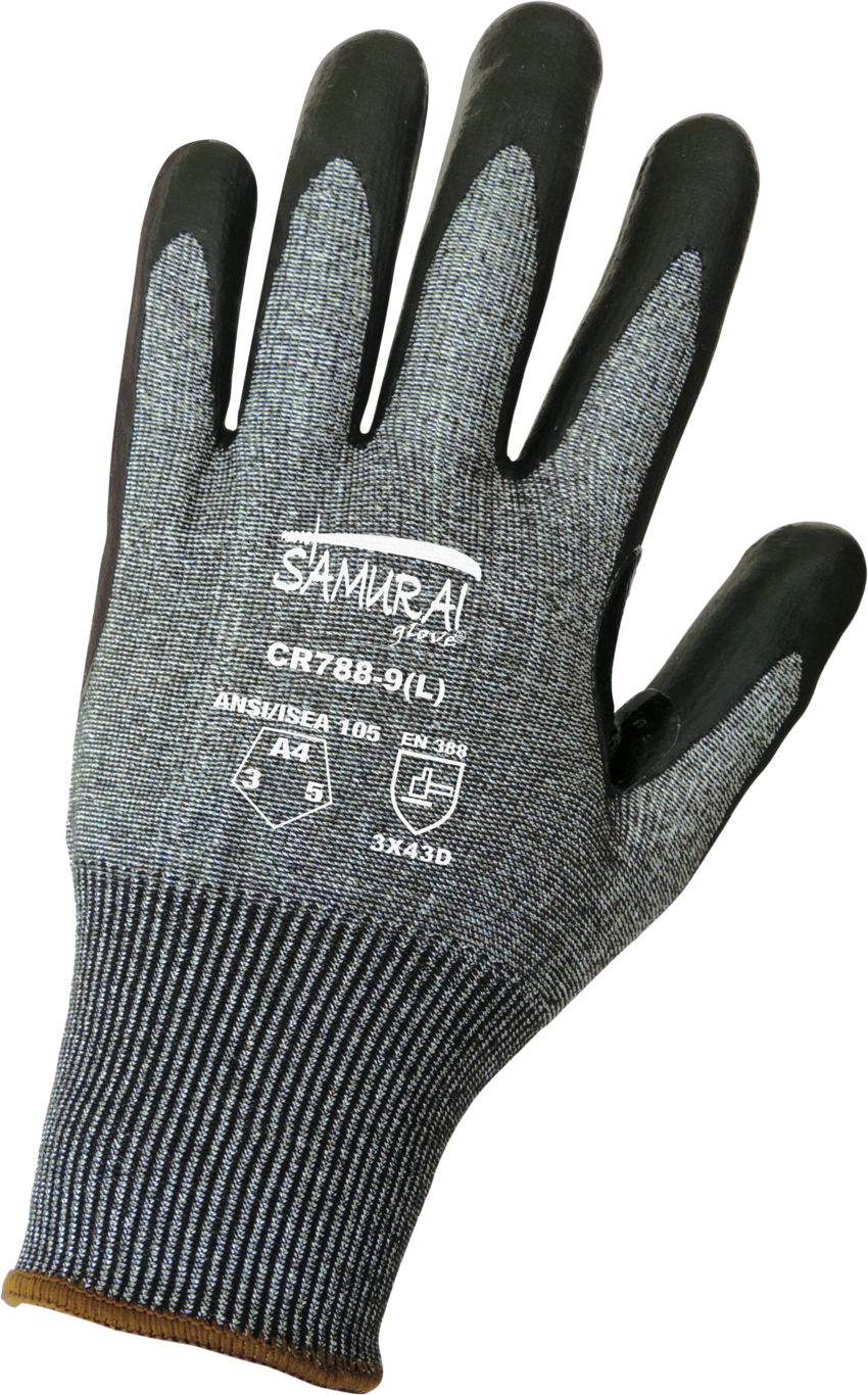 Samurai Glove® Touch Screen Compatible Cut, Abrasion, and Puncture Resistant Gloves