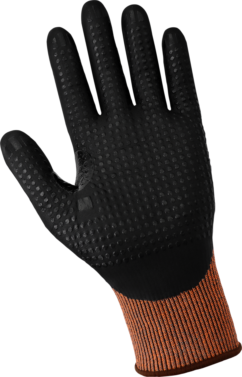 Samurai Glove® High-Visibility Cut Resistant Three-Quarter Coated Touch Screen Gloves Made with 15-Gauge Tuffalene® Platinum