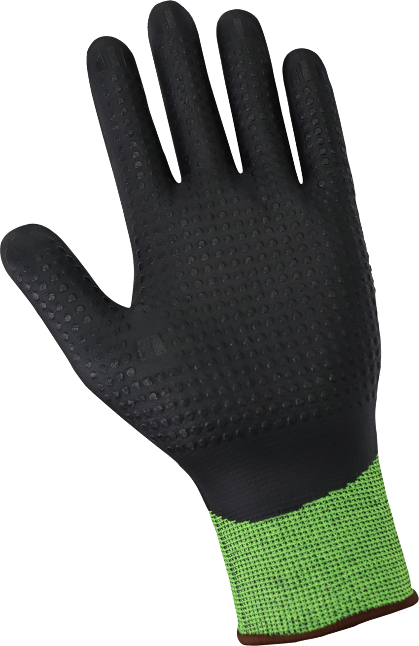 Samurai Glove® High-Visibility Cut Resistant Fully Coated Gloves Made with 18-Gauge Tuffalene® Platinum