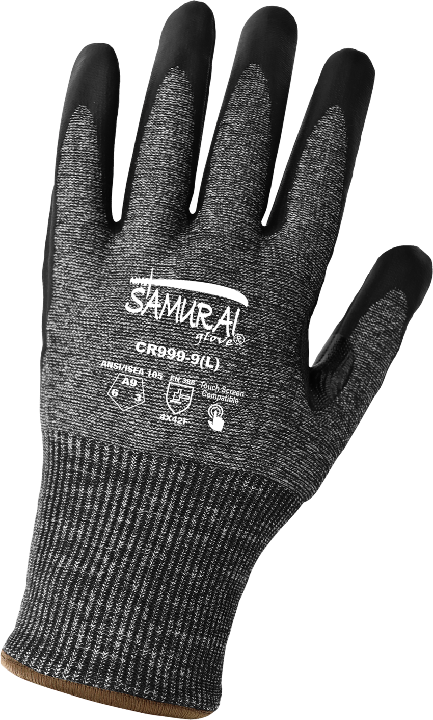 Samurai Glove® Cut Resistant Tuffalene® UHMWPE Reinforced Touch Screen Gloves