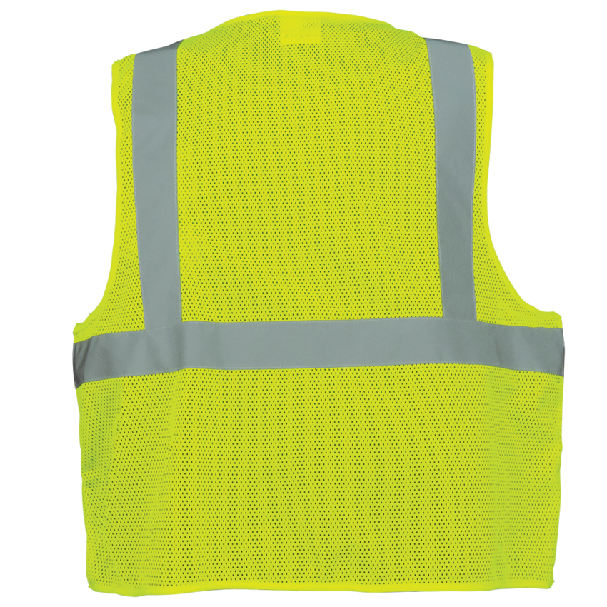 FrogWear® HV High-Visibility Lightweight Mesh Polyester Safety Vest