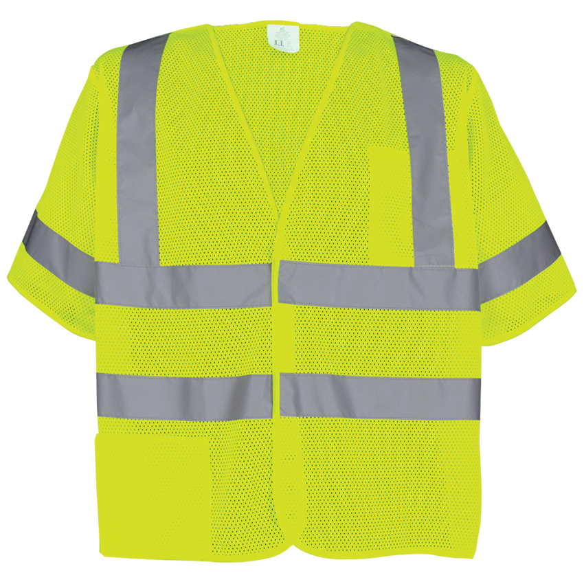 FrogWear® HV Lightweight Mesh Polyester Breakaway Safety Vest