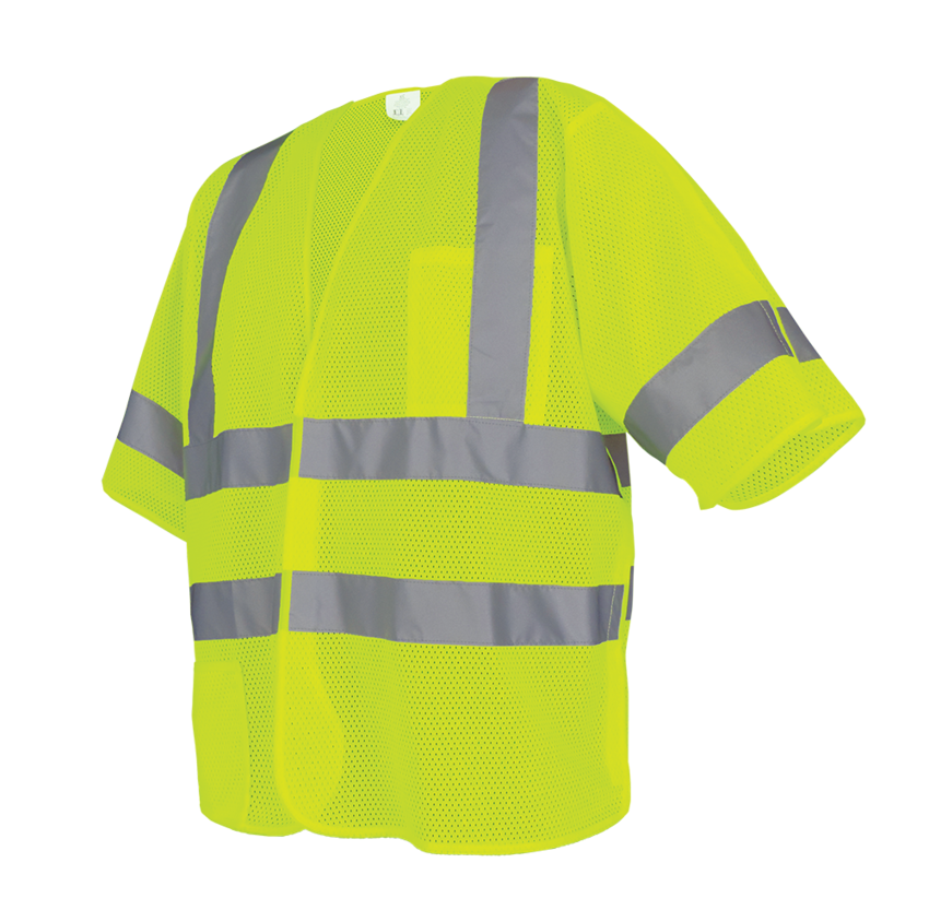 FrogWear® HV Lightweight Mesh Polyester Breakaway Safety Vest
