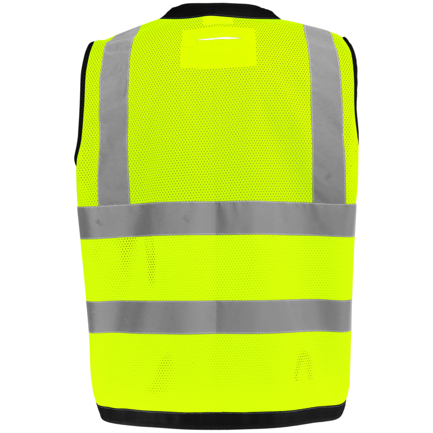FrogWear&reg; HV Lightweight High-Visibility Yellow/Green Mesh Surveyors Safety Vest