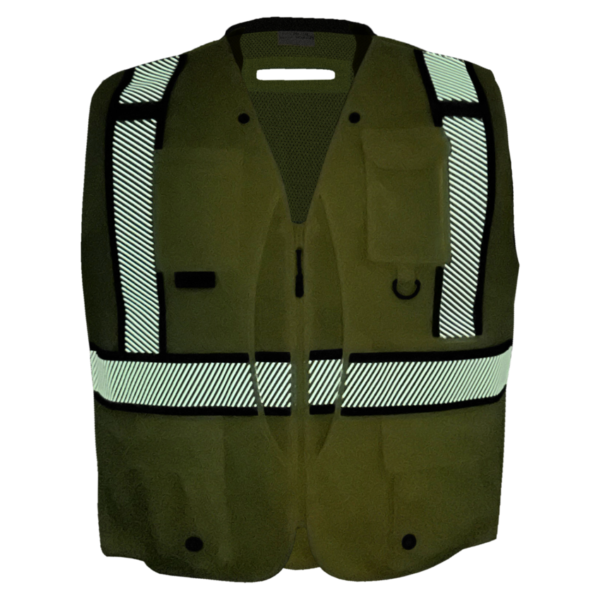 FrogWear&reg; HV High-Visibility \Kitchen Sink\" Premium Surveyors Safety Vest"