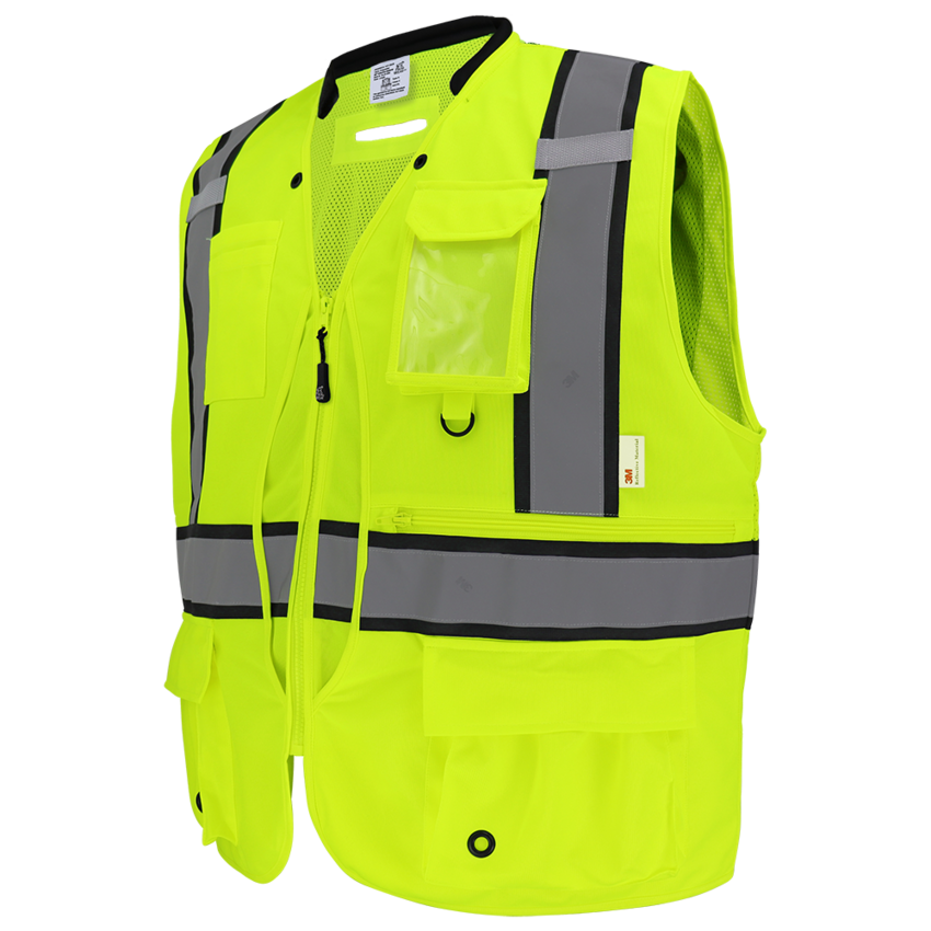 FrogWear® HV High-Visibility Kitchen Sink Premium Surveyors Safety Vest