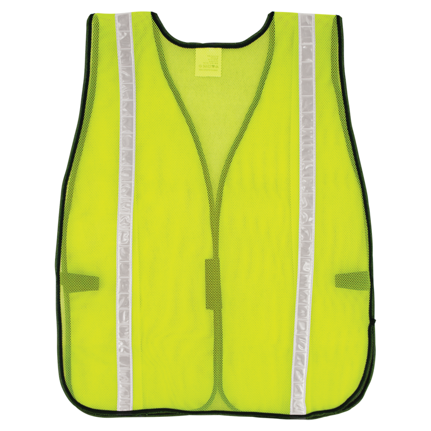 FrogWear® HV Enhanced Visibility Economy Mesh Safety Vest with Reflective
