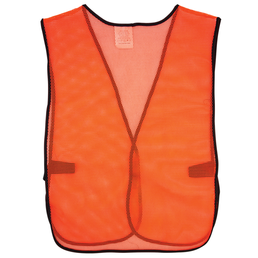 FrogWear® HV Enhanced Visibility Orange Economy Mesh Safety Vest