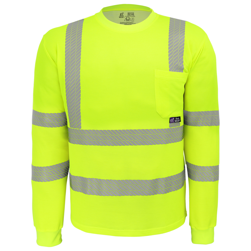 FrogWear&reg; HV Premium High-Performance Self-Wicking Bamboo/Polyester Long-Sleeved Shirt