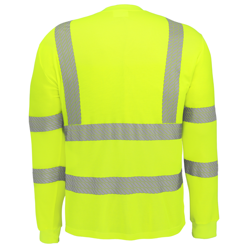 FrogWear&reg; HV Premium High-Performance Self-Wicking Bamboo/Polyester Long-Sleeved Shirt