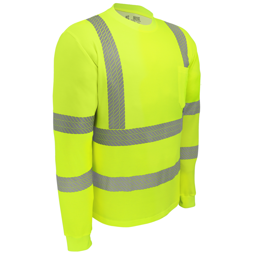 FrogWear&reg; HV Premium High-Performance Self-Wicking Bamboo/Polyester Long-Sleeved Shirt