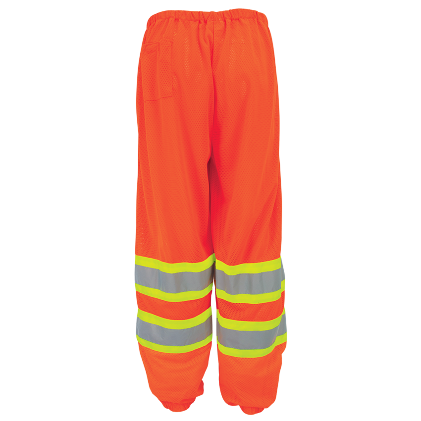 FrogWear® HV High-Visibility Orange Mesh Safety Pants