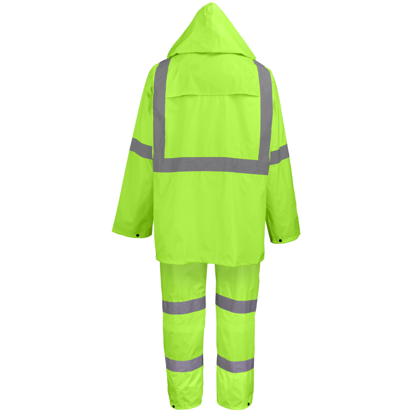 FrogWear® HV Three-Piece High-Visibility Rain Suit