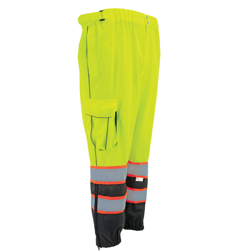 FrogWear® HV Premium Lightweight Breathable Yellow/Green Safety Pants