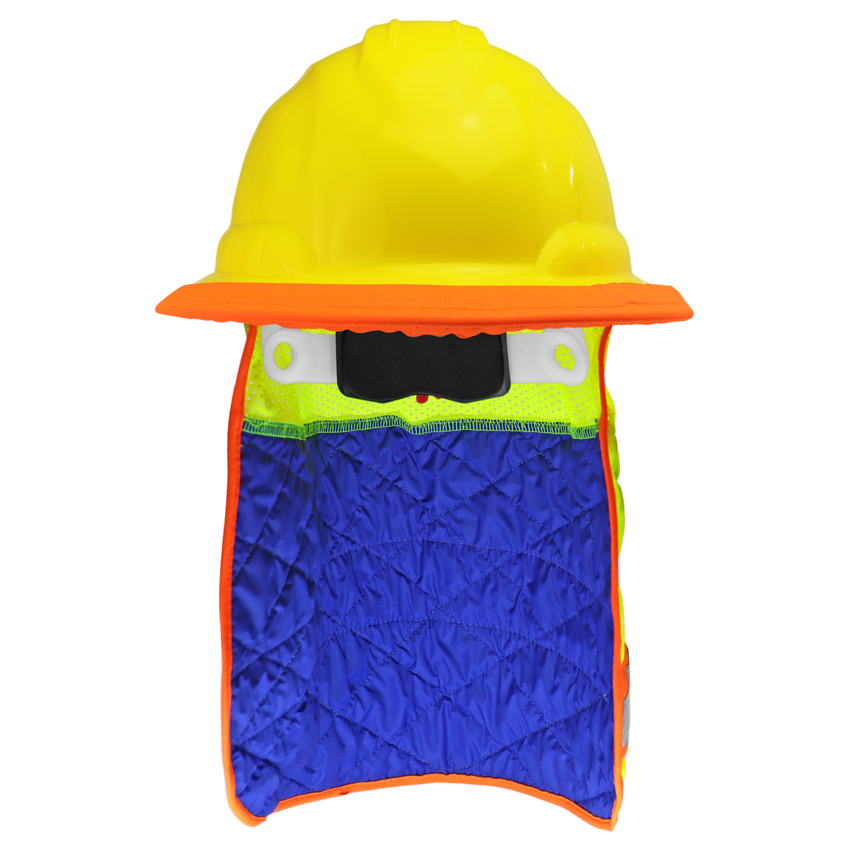 Bullhead Safety&reg; Cooling High-Visibility Evaporative Cooling Neck Shade