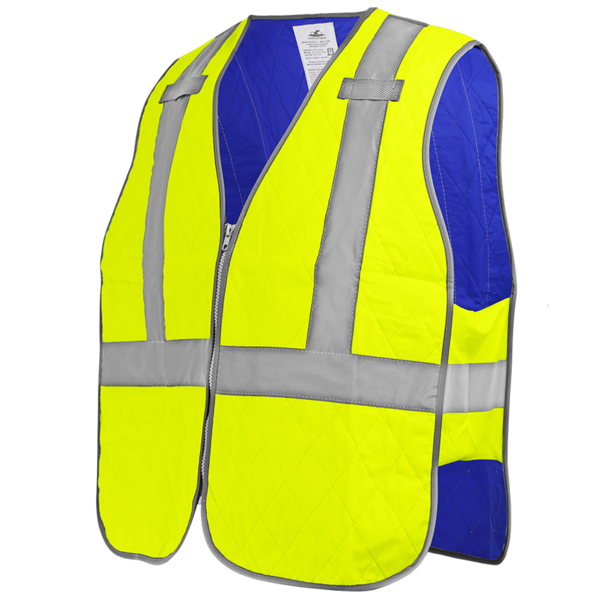 Bullhead Safety® Premium High-Visibility Evaporative Cooling Vest