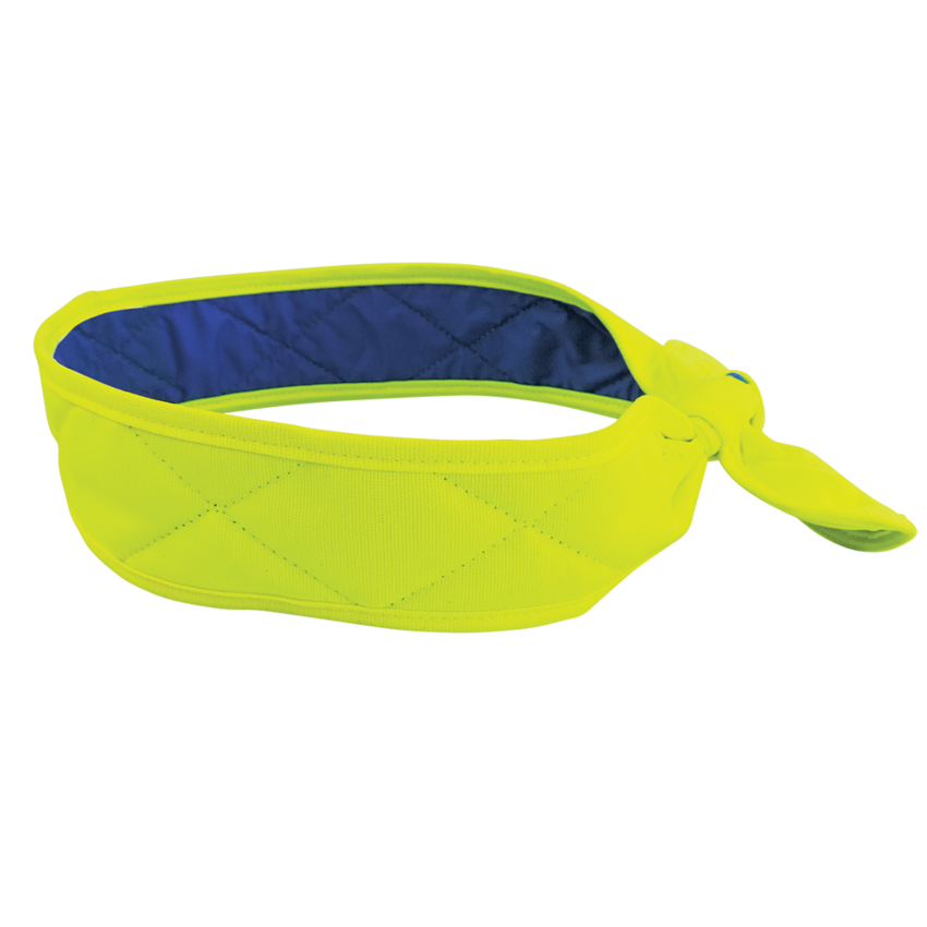 Bullhead Safety® Cooling Premium High-Visibility Evaporative Cooling Headband/Bandana