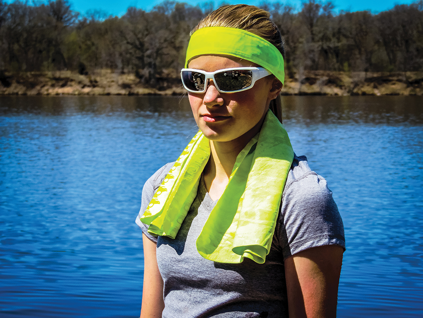 Bullhead Safety&reg; Cooling High-Visibility Cooling Headband/Bandana