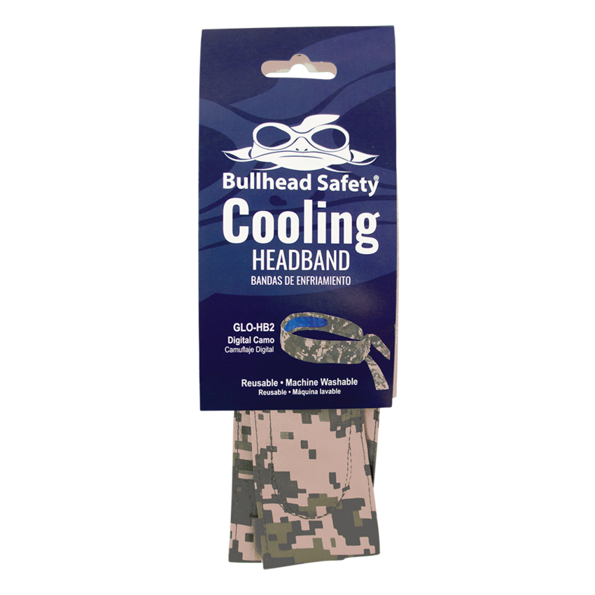 Bullhead Safety® Cooling Camouflage Cooling Headband/Bandana - LIMITED STOCK