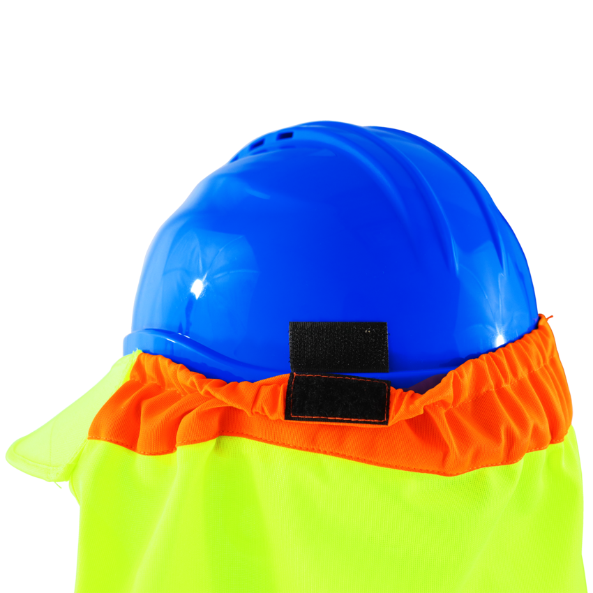FrogWear&reg; HV High-Visibility Neck Shade and Sun Visor Accessory for Hard Hats and Safety Helmets
