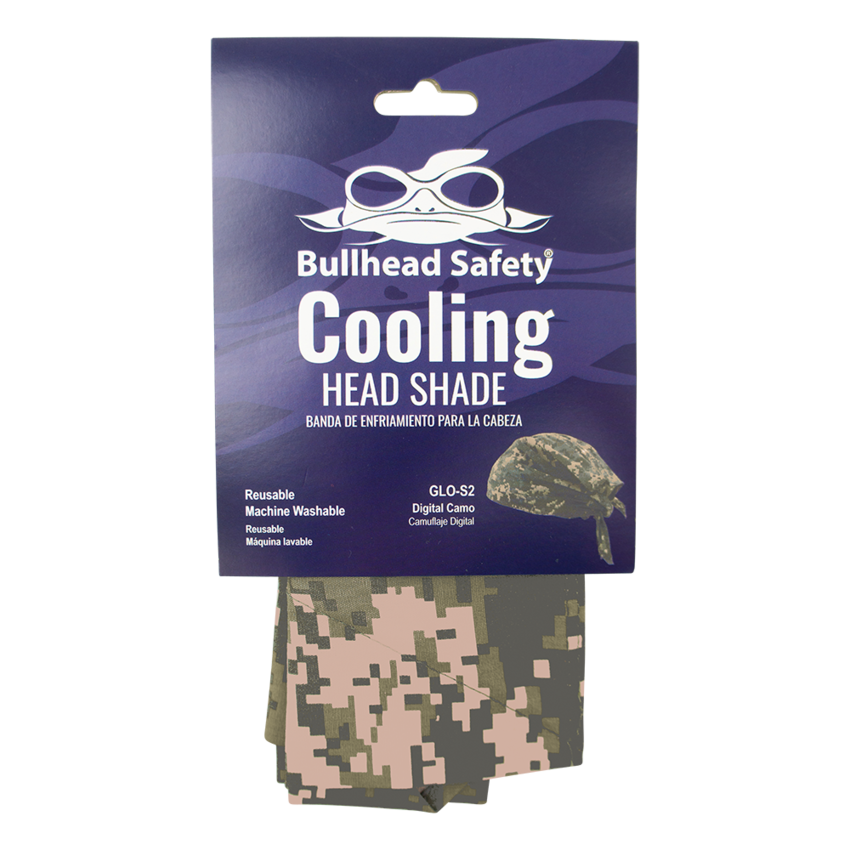 Bullhead Safety® Cooling Camouflage Cooling Head Shade - LIMITED STOCK