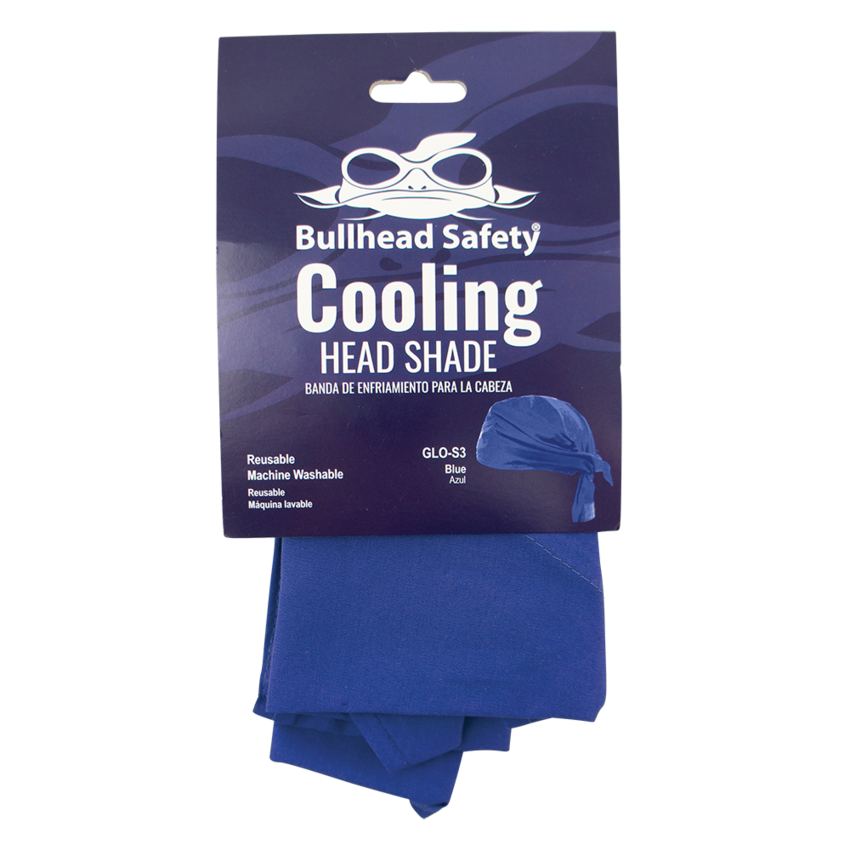 Bullhead Safety® Cooling Blue Cooling Head Shade - LIMITED STOCK