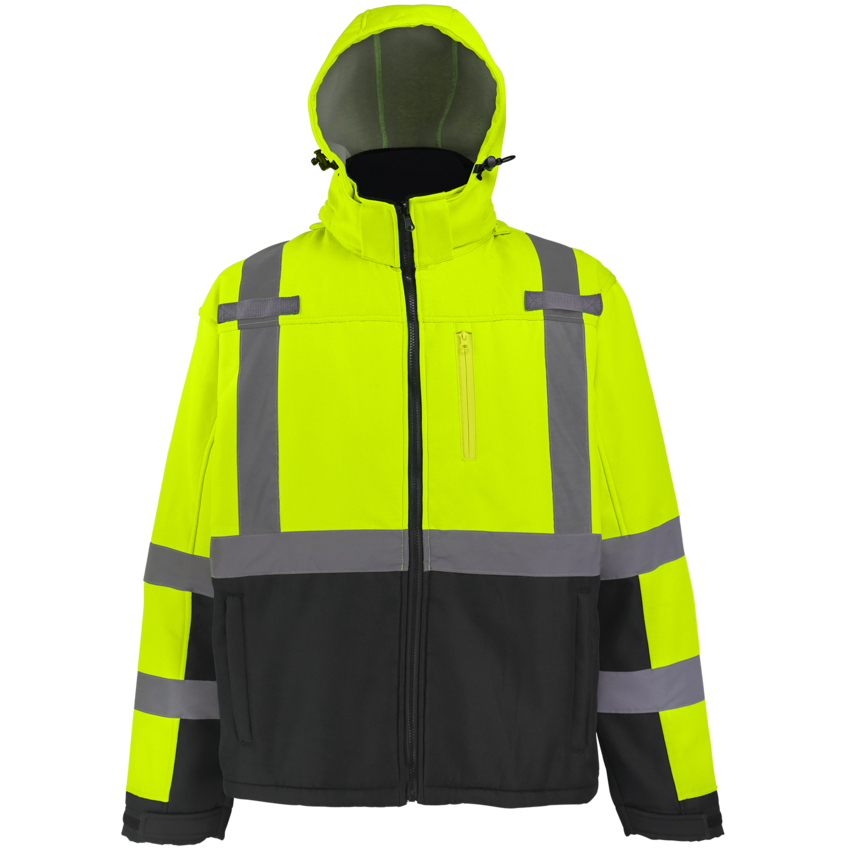 FrogWear&reg; HV Premium Fleece-Lined Softshell Jacket