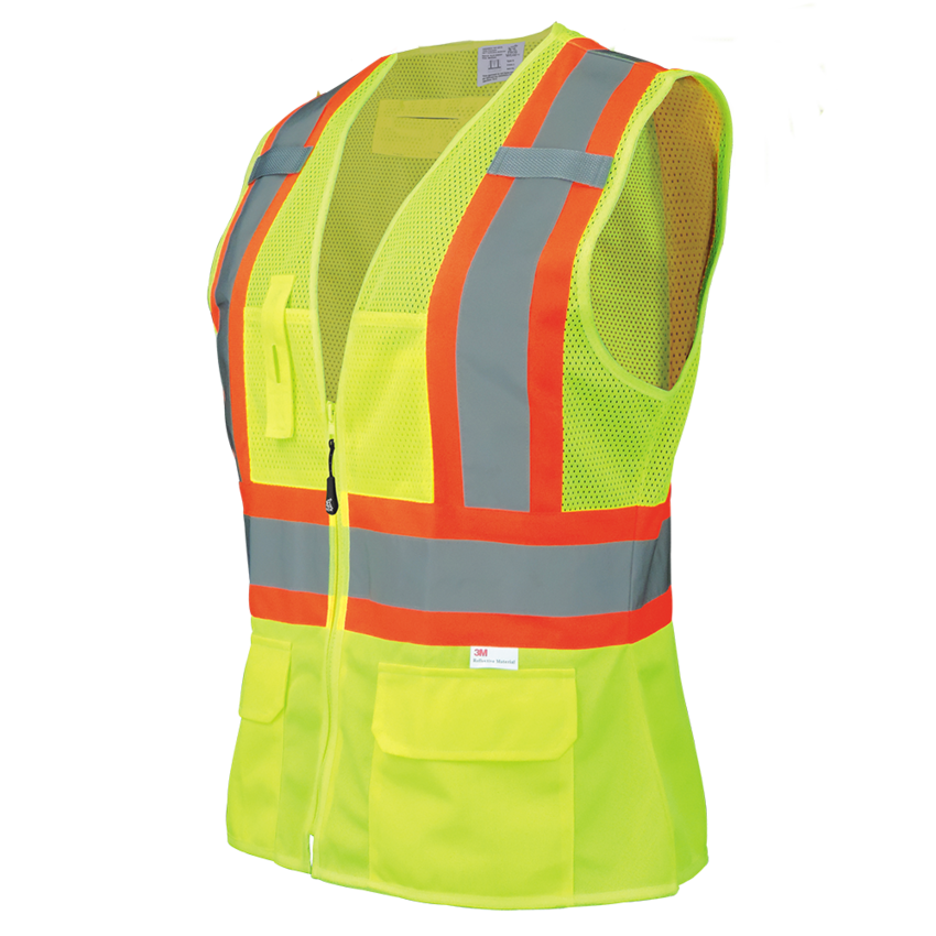 FrogWear® HV Women's Fit High-Visibility Surveyors Safety Vest