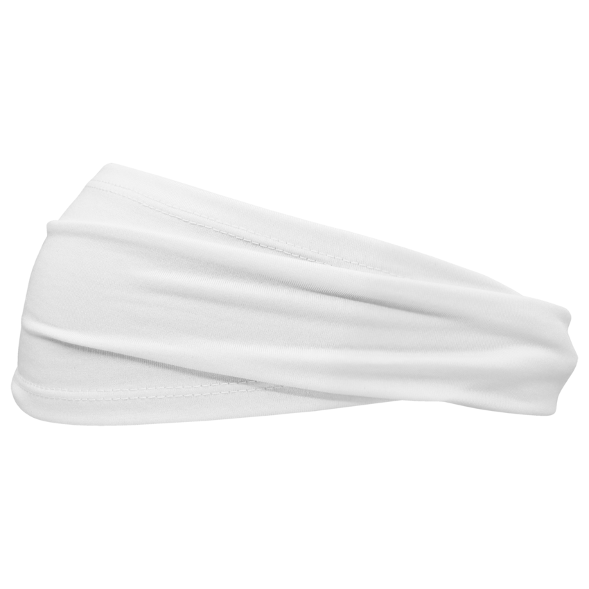 FrogWear™ White Tapered Cooling Headband with Four-Way Stretch