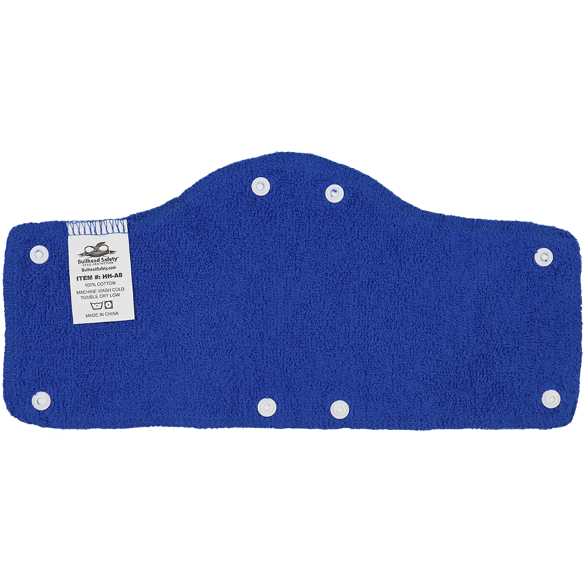 Bullhead Safety™ Head Protection Blue Cotton/Terry Cloth Sweatband