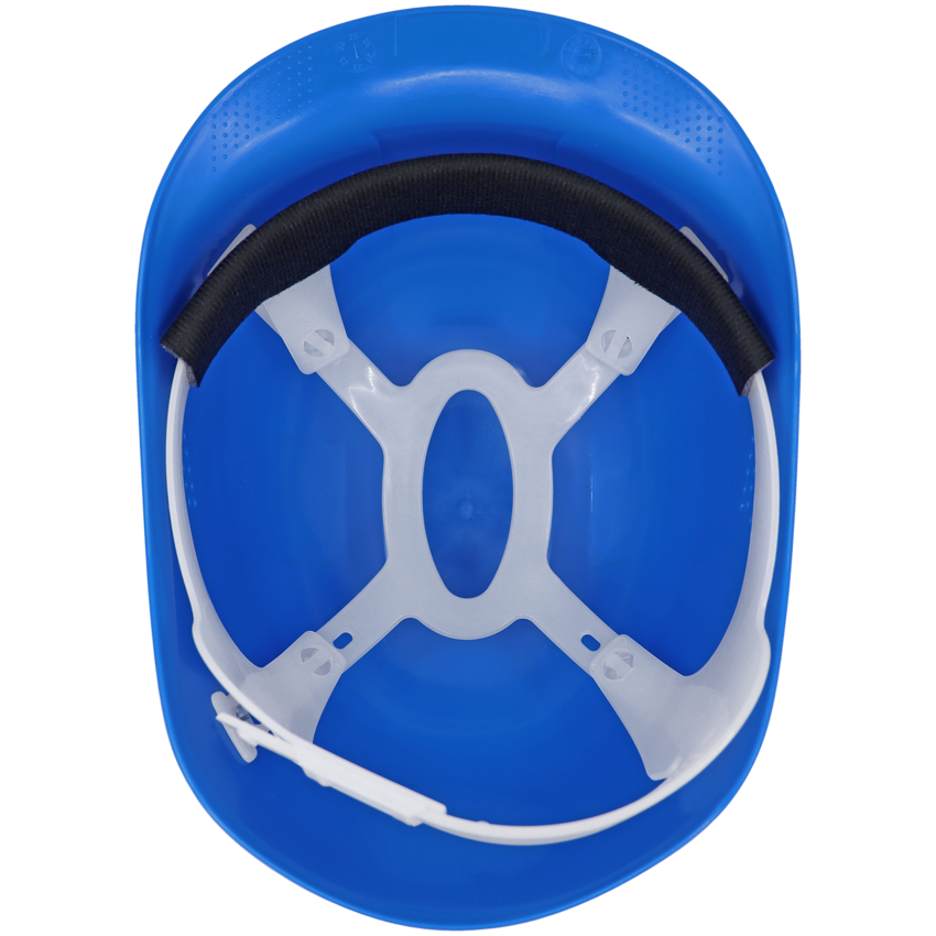 Bullhead Safety™ Head Protection Blue Vented Bump Cap With Four-Point Slide Lock Suspension