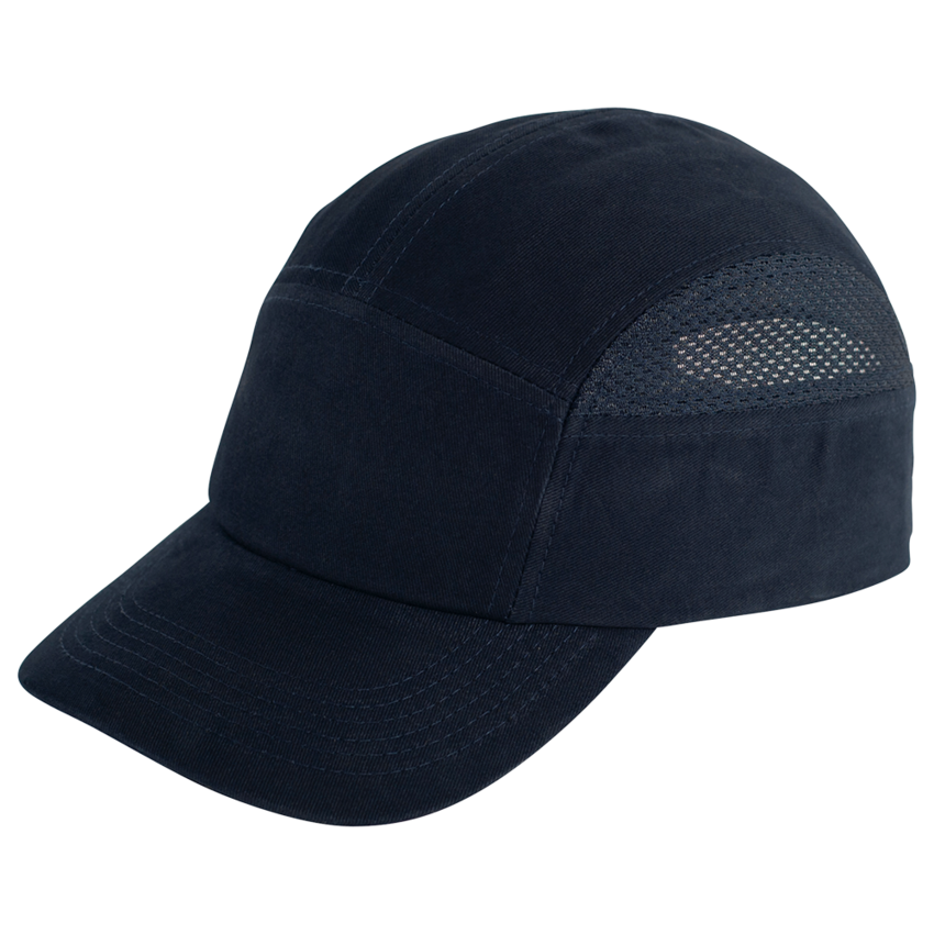 Bullhead Safety™ Head Protection Navy Blue Baseball Style Bump Cap