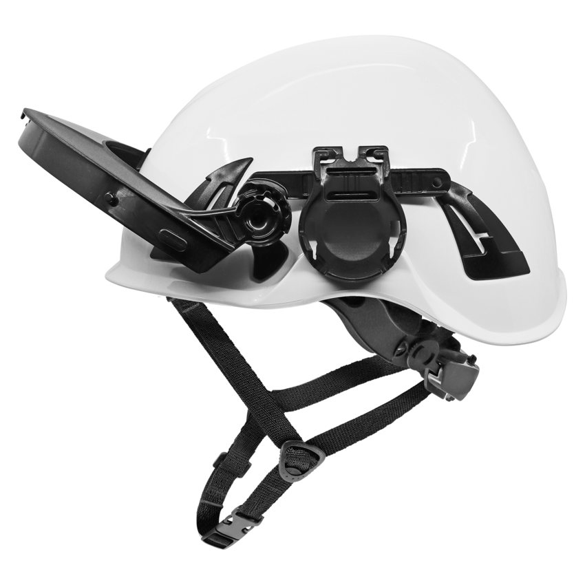 Bullhead Safety™ Head Protection Dielectric Adjustable Bracket for Climbing Style Protective Helmets