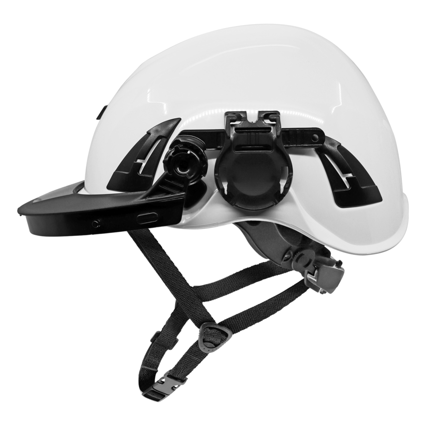 Bullhead Safety™ Head Protection Dielectric Adjustable Bracket for Climbing Style Protective Helmets