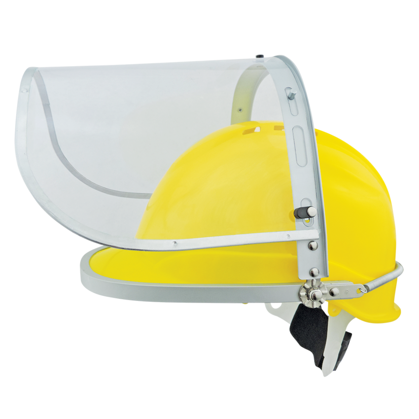 Bullhead Safety™ Head Protection Clear Aluminized Polycarbonate Face Shield