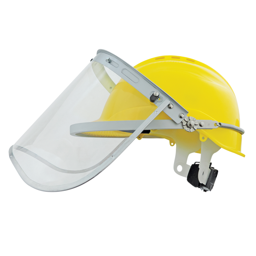 Bullhead Safety™ Head Protection Clear Aluminized Polycarbonate Face Shield