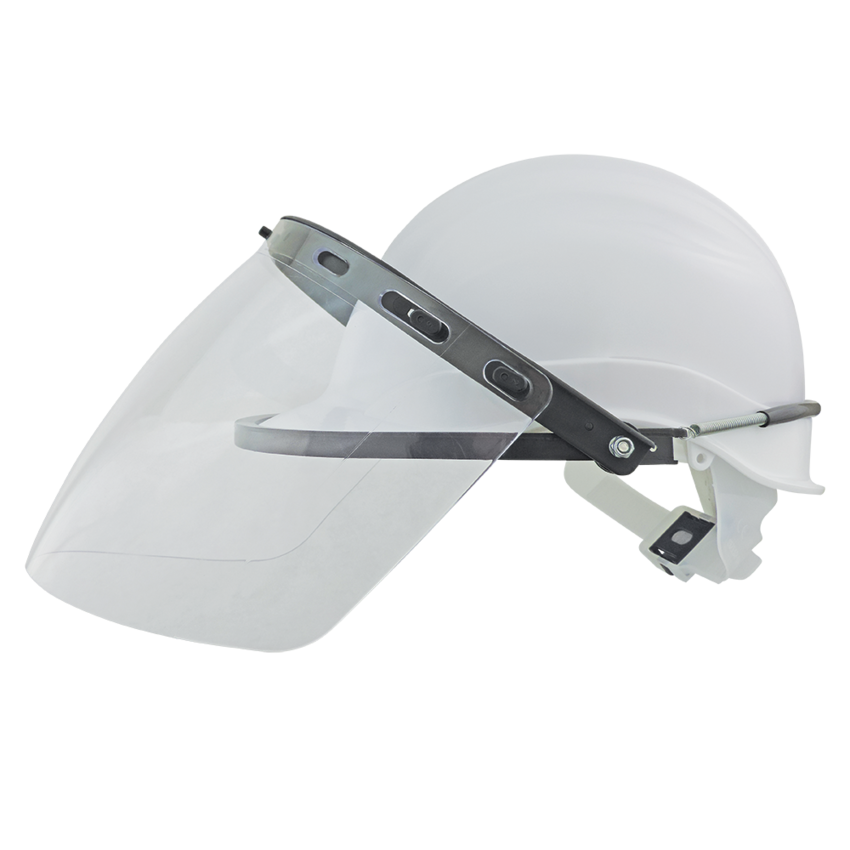 Bullhead Safety™ Head Protection Clear Toric Polycarbonate Face Shield