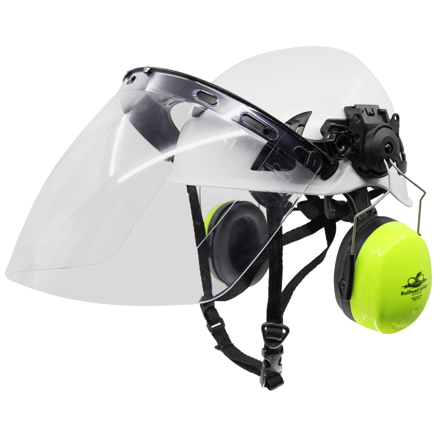 Bullhead Safety&trade; Head Protection Clear Toric Polycarbonate Face Shield