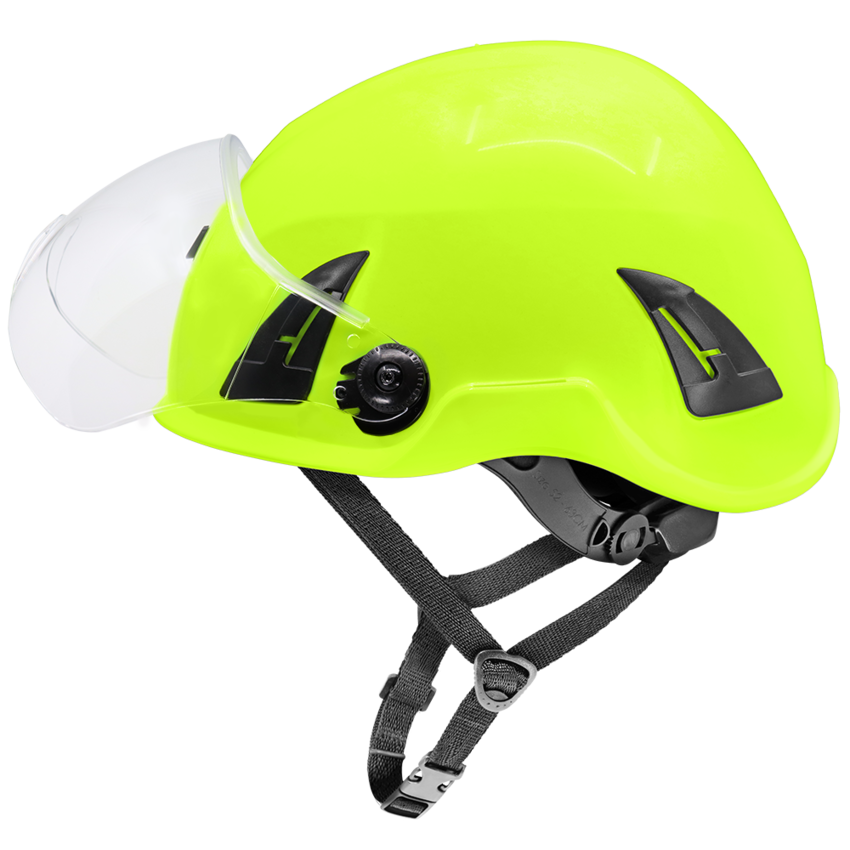 Bullhead Safety™ Head Protection - Clear Anti-Fog Toric Polycarbonate Visor for Climbing Style Helmet