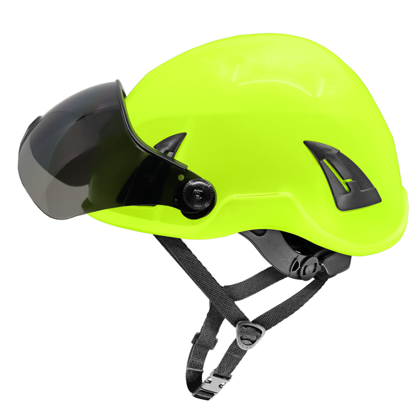 Bullhead Safety™ Head Protection - Smoke Anti-Fog Toric Polycarbonate Visor for Climbing Style Helmet