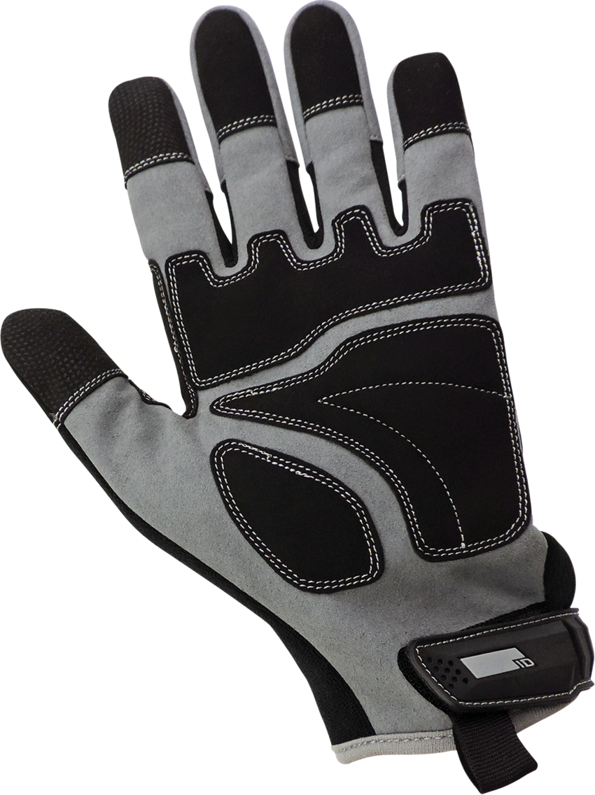 Hot Rod Gloves® Premium Synthetic Leather Palm Performance Mechanics Style Gloves with Impact Protection and a Mesh Back