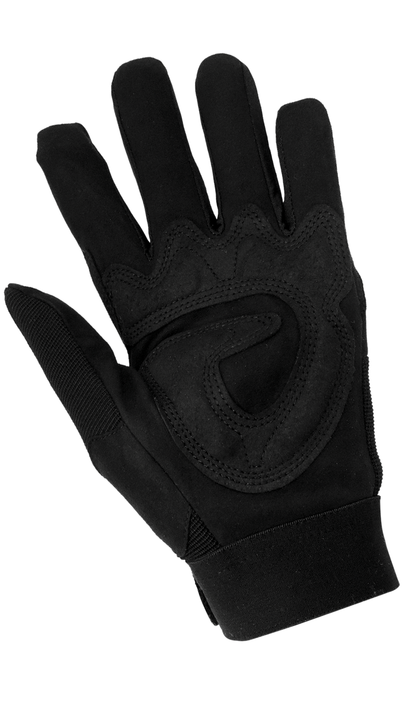 Hot Rod Gloves® Synthetic Leather Palm Performance Mechanics Style Gloves with a Spandex Back