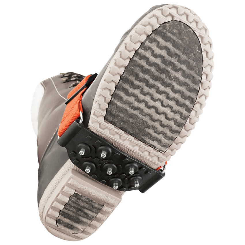 Ice Gripster™ Treads Anti-Slip Mid-Sole Traction Cleats with Tungsten Carbide Studs